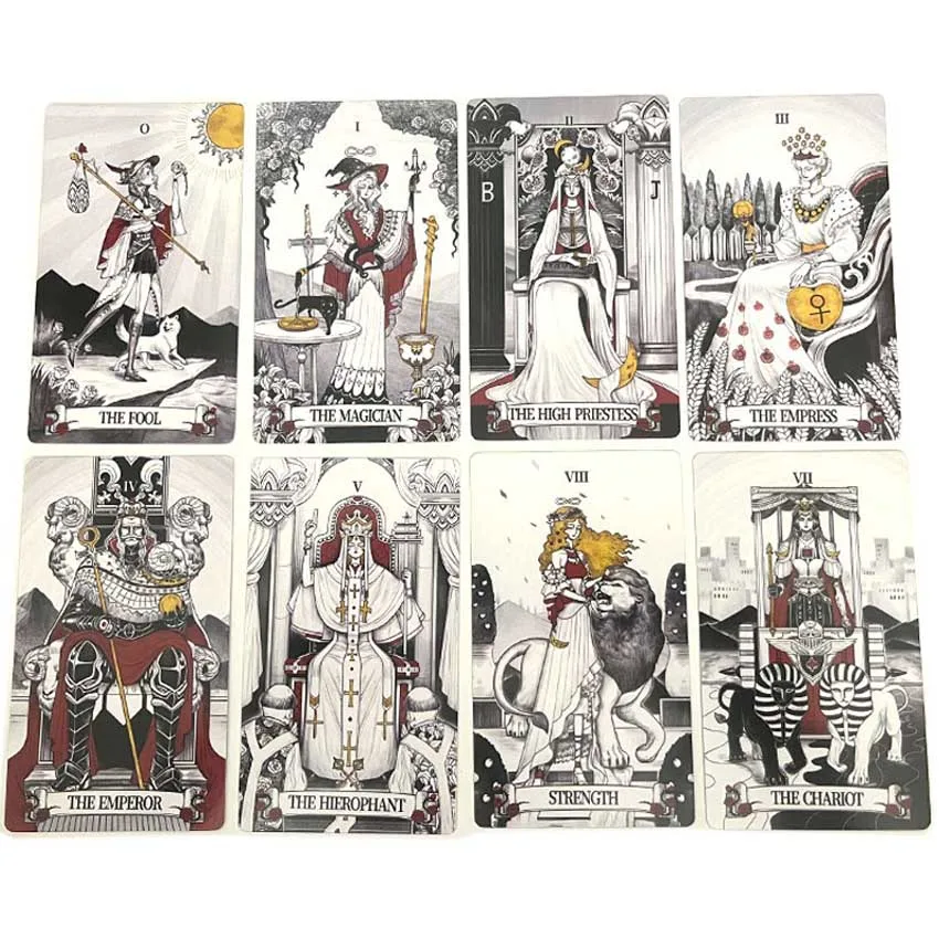 Secret Mirror Tarot Card Games Paper Manual 12x7 cm