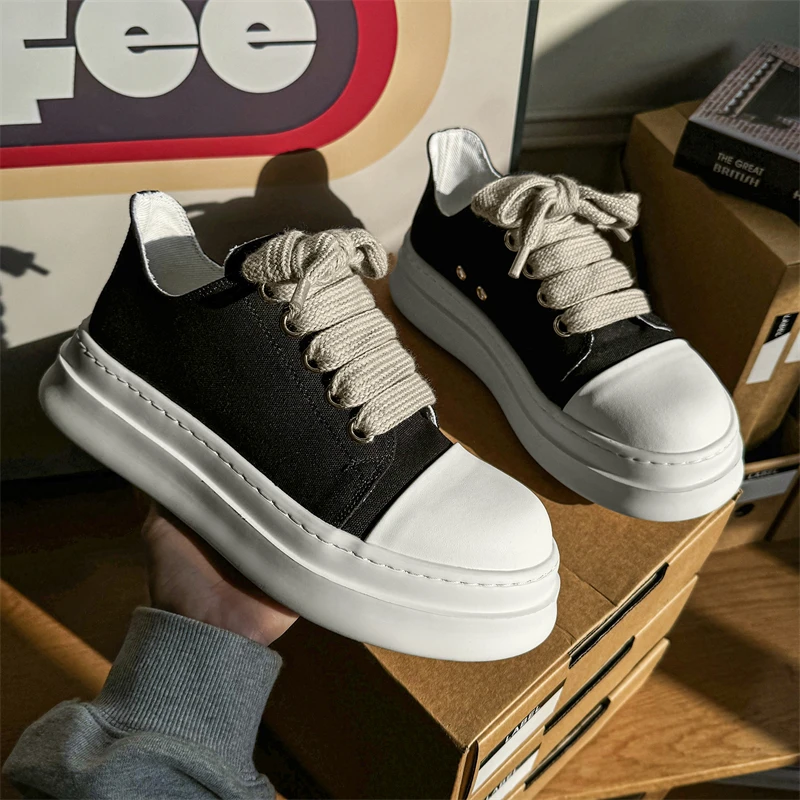 

European American Men New High Street Thick Soled Shoes Height Increasing Casual Board Shoes High-end Derby Shoes