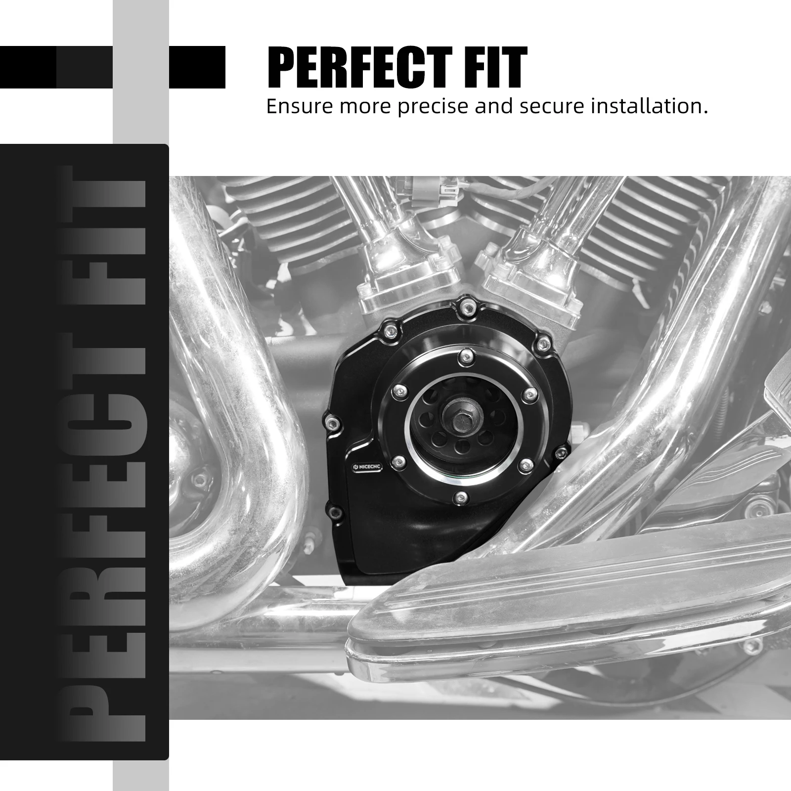 Couvre-culbuteurs pour Harley Street Glide FLHX, Road King FLHR Special, FLTRXS Road Glide, FLTRX Ultra Limited, FLHTK Street Bob, FXBBS 114, Sport Glide FLSB 107, Softail Standard FXST 107, Low Rider (2017-2021) 	 FXLR 107 Heritage Classic FLHCS 114
