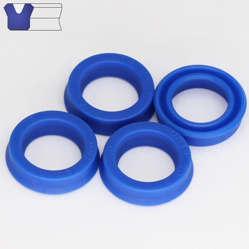 UN UHS 22/23/24/25/26/27mm ID Polyurethane PU Shaft Piston Rod U-Cup Y Seal O Ring Grooved Gasket Hydraulic Cylinder Oil Seal