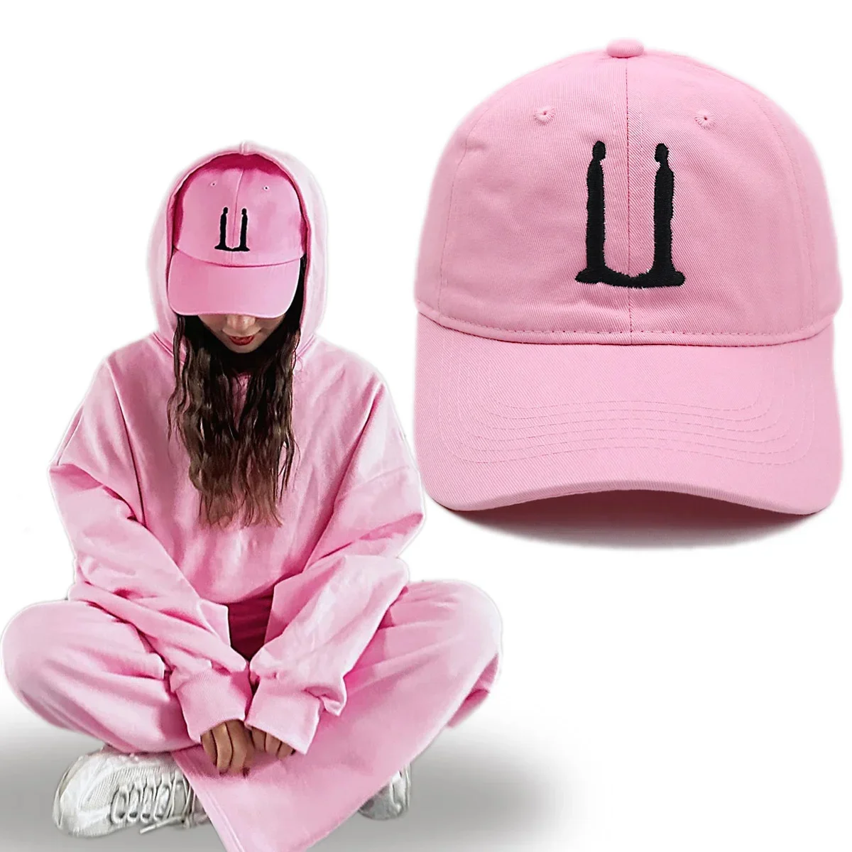 KPOP G Dragon Power Letter Toonaangevende Aance Baseball Cap, Koreaanse GD Celebrity gepersonaliseerde geborduurde Duckbill Cap Fans