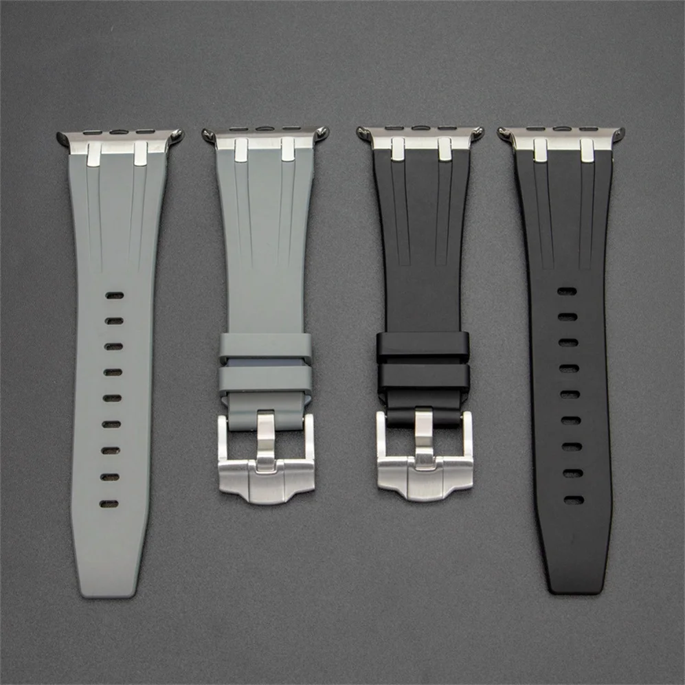 Silicone For Apple Watch Ultra 49mm Sports Rubber Strap For iWatch 11 10 9 8 7 6 5 4 SE 42mm 44mm 45mm 41mm 40mm 46mm Bracelet