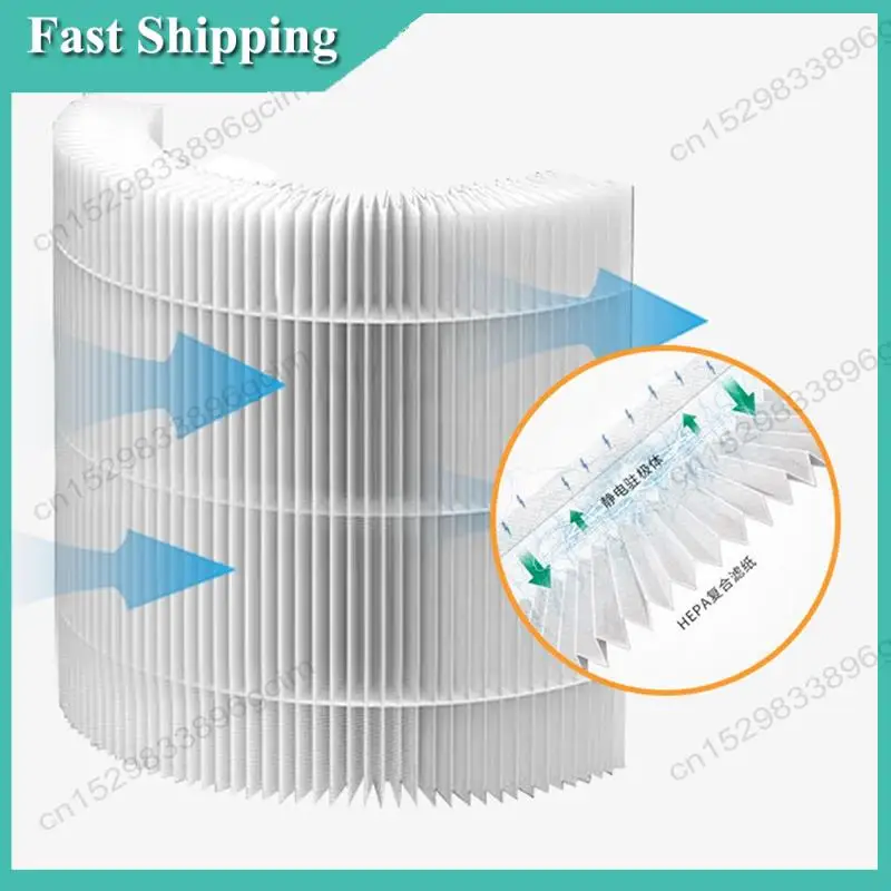

-BABQ For Xiaomi Air Purifier Y-600 Replacement Filter Antibacterial Dealdehyde H13 HEPA Filtration 5 Layers 3 In 1 Filter