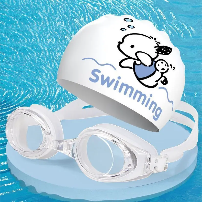 Waterproof Silicone Women's Swim Cap, Chlorine-Resistant