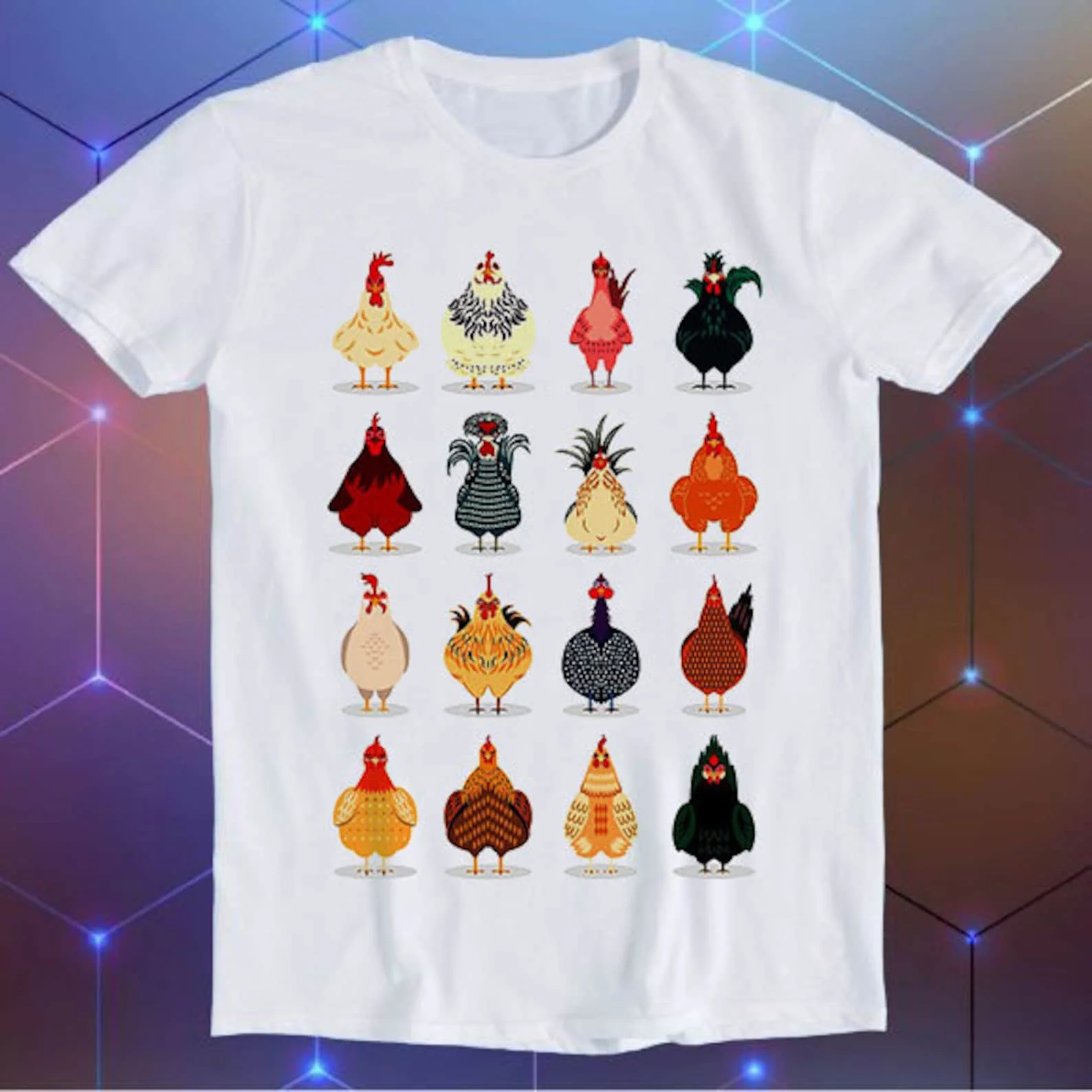 

Chickens Cute Chicken Animal Cult Gamer Geek Style Art Drawing Anime Meme Cool Funny Gift