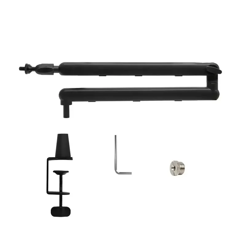 

Foldable Metal Microphone Stand | Anti-Shake Desktop Mount for Live Streaming & Commercial Audio Equipment