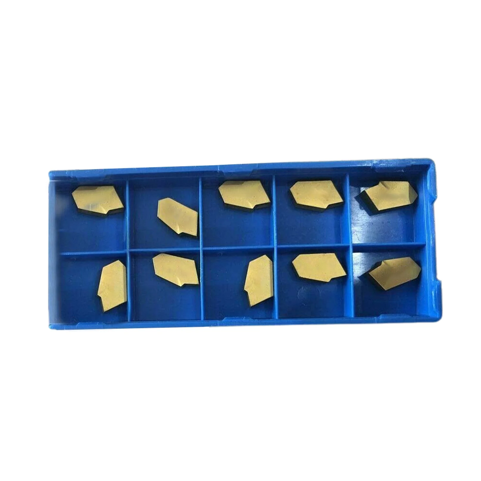

New Practical Carbide Inserts For Grooving Holder 5.12mmx0.3mmx11.04mm GTN-5 (SP500) Heat Resistant Multifunctional Yellow