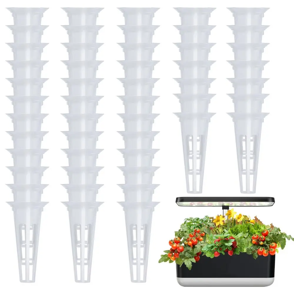 

Корзины для выращивания, совместимые с AeroGarden, 50 шт., гидропонные корзины, сменные контейнеры для рассады, для повышения коэффициента прорастания