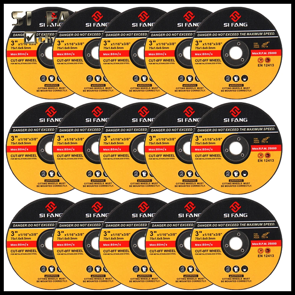 3/5/10/15pcs 3inch Circular Resin Saw Blade Grinding Wheel 1.6mm Ultra-thin Cutting Discs For Angle Grinder Cutting Accessory