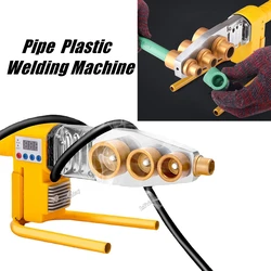 PPR Pipe Welding Machine, PVC Pipe Soldering Iron, Plastic Welding Heating, Hot Melting Tool, 63, 32Type Abrasive, 600W-1000W