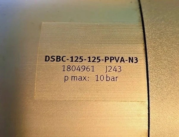 Brand New DSBC-125-125-PPVA-N3 1804961 Double Action Cylinder 1Pcs Hot Selling Fast Delivery