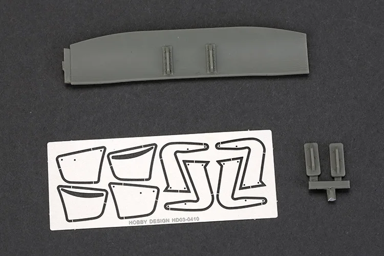 HobbyDesign 1:24 Gt Wing Type7 Swan Neck HD03-0410 Modifying and Assembling Model Accessories