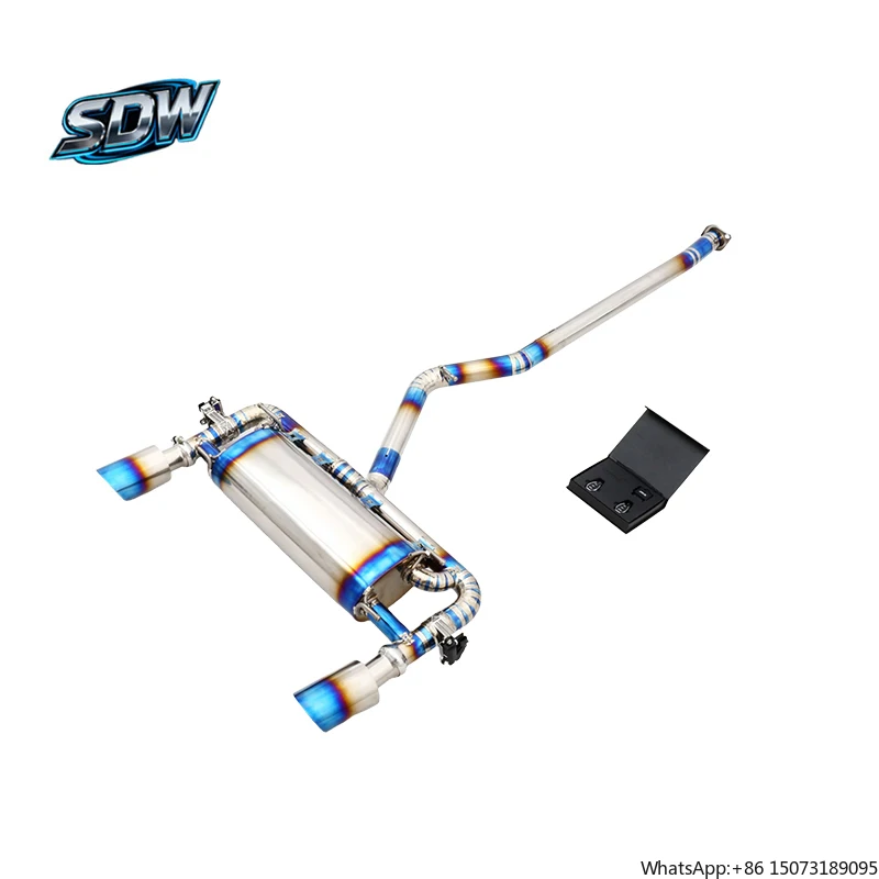 Exhaust Upgrade for Alphard 30 3.5 Supra GT86 Camry Corolla Hilux RAV4 Titanium Alloy Valve Control Variable Sound System