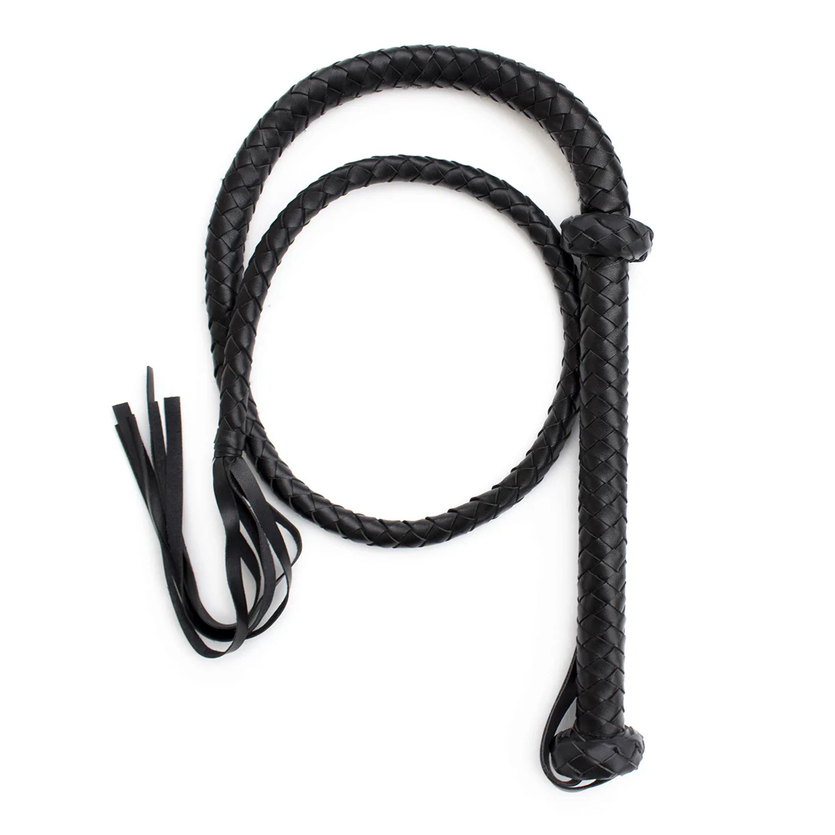 Professional Braided Leather Snake Whip BDSM Bondage Bullwhip Spanking Paddle Slave Role Play Gear Adult Sex Toy for Women Men