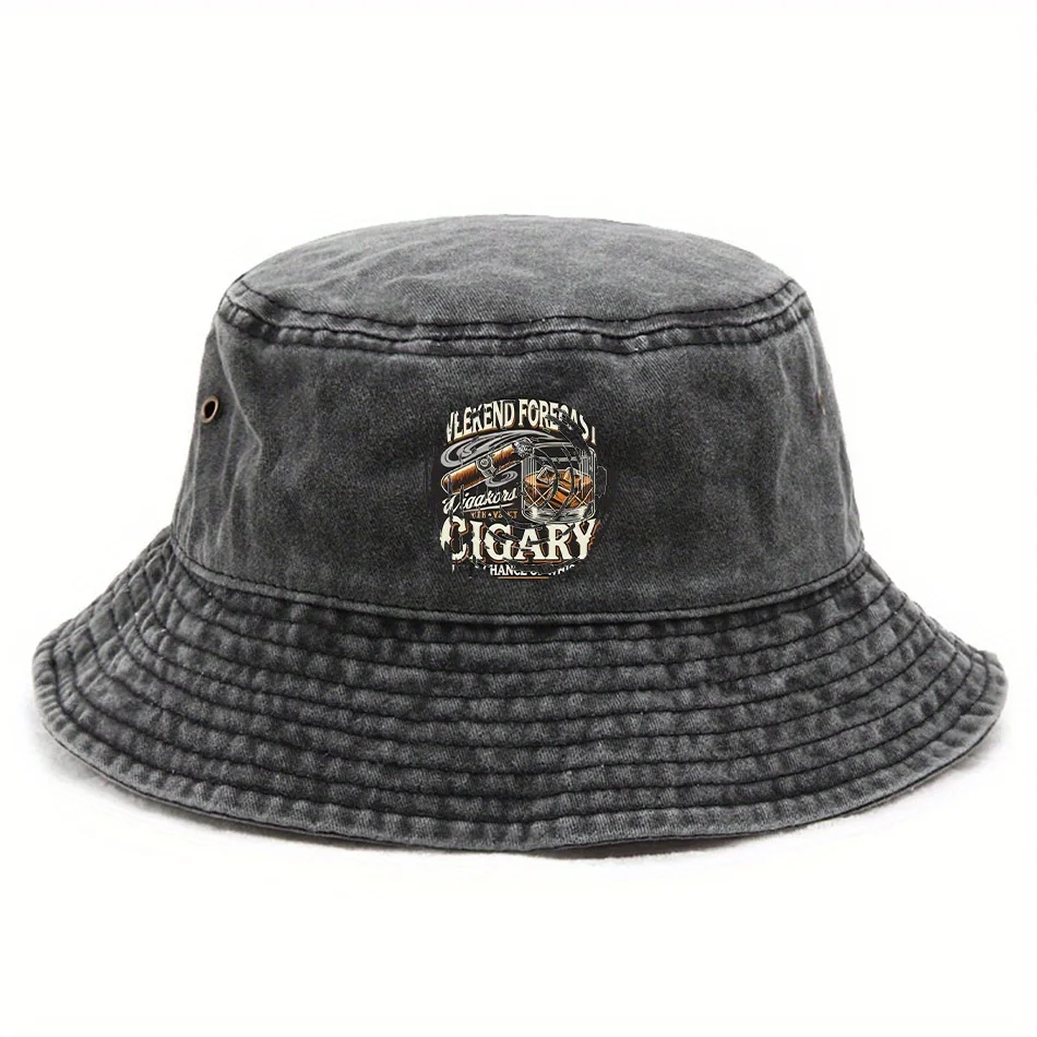 Fashionable Fisherman'S Hat, a Vintage Casual Hat for Cigars And Drinks, Suitable for Outdoor Sports, Hiking, And Camping