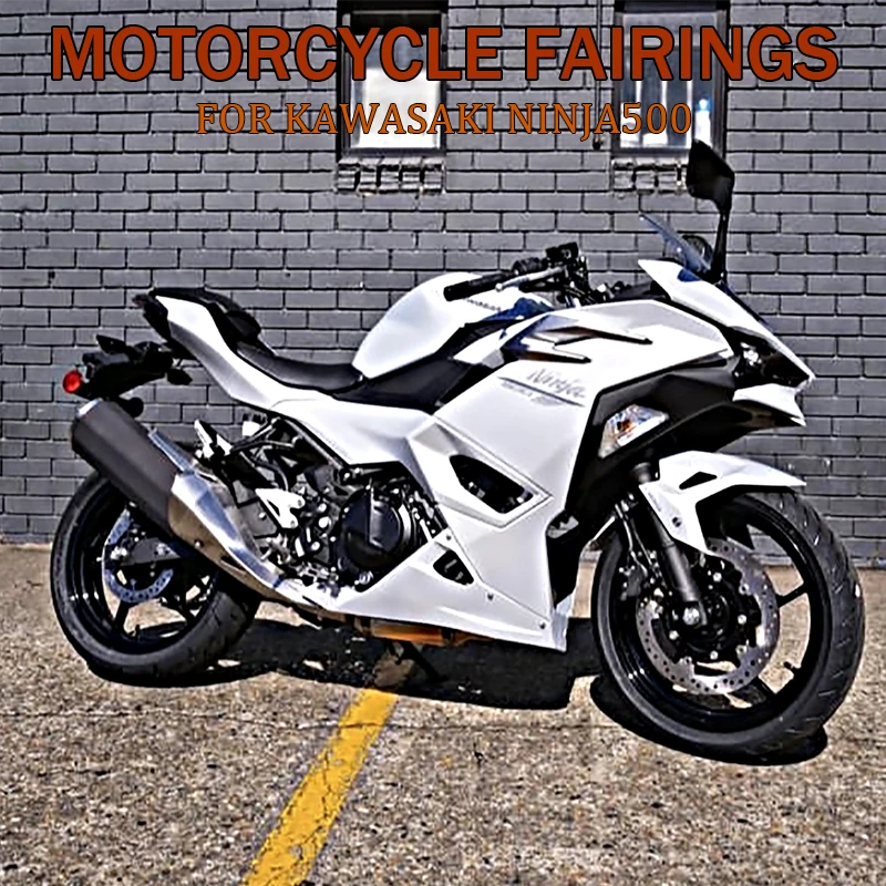 For Kawasaki NINJA500 NINJA 500 2024 Motorcycle Fairing Full Cover Motorcycle Protective Cover Accessories Motorcycle Deflectors