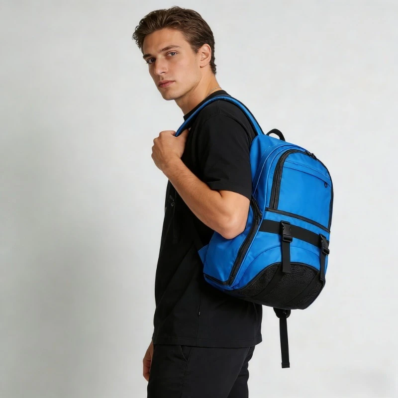 

1 шт. футбольный рюкзак, сумка для баскетбольного спортивного оборудования, унисекс, рюкзак для фитнеса и тренировок, дорожная походная сумка, подходит для ежедневного использования