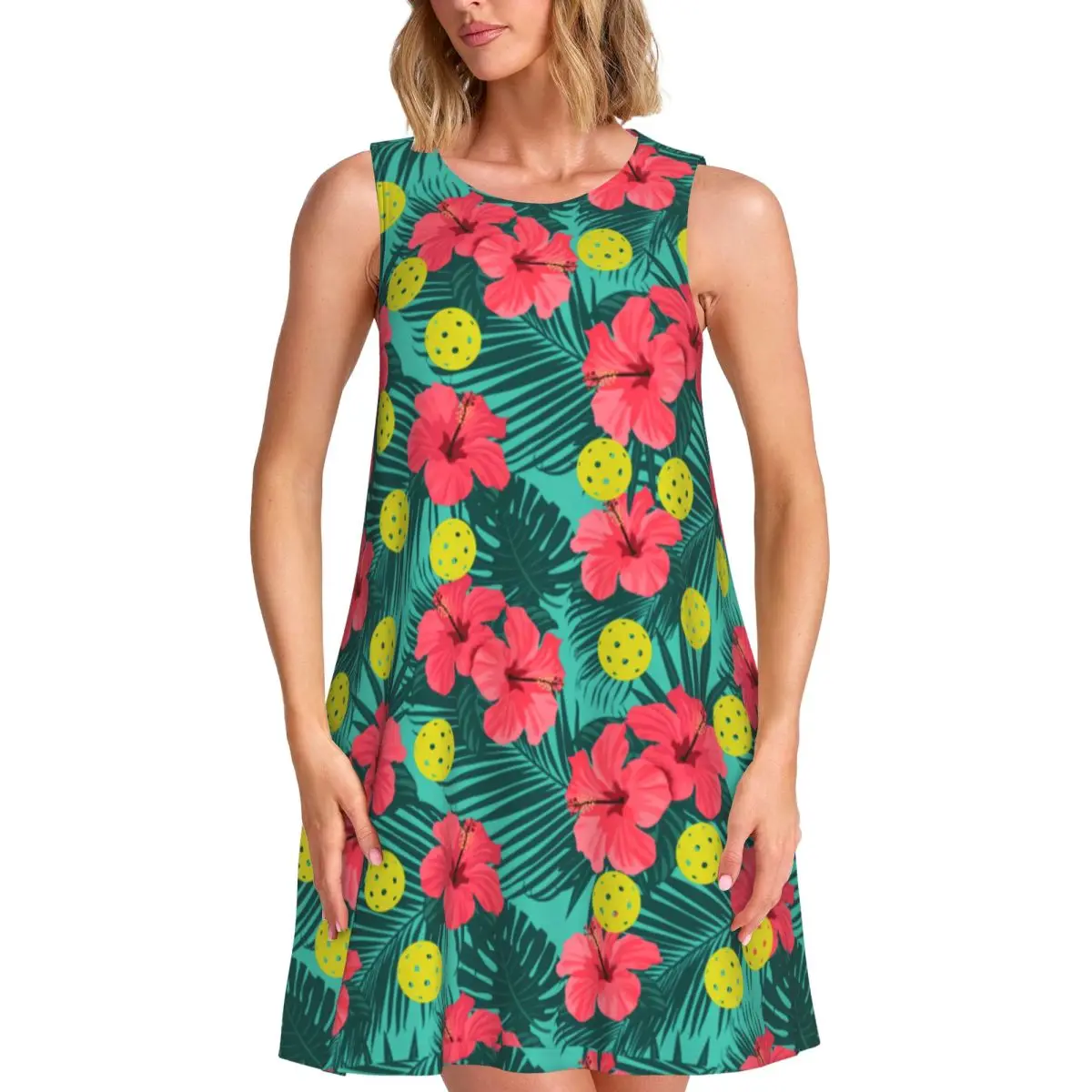 Irises By Van Gogh Casual Dress Tropical Pickleball Trendy Dresses Ladies Spring Street Fashion Pattern Oversize Casual Dress