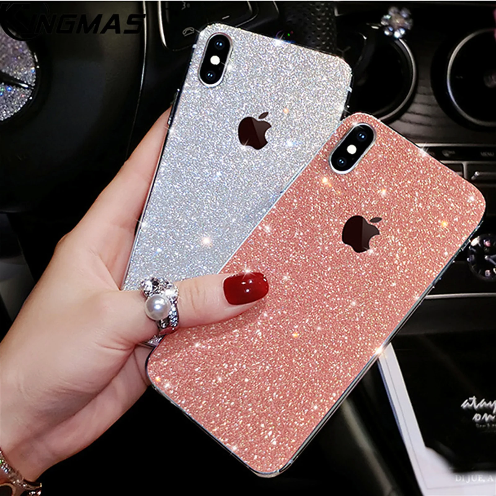 new Luxury shiny color Frontand back film for iphone xs max X XR 11 12 13 14 15 Plus Pro Max shiny Protective Scratch film