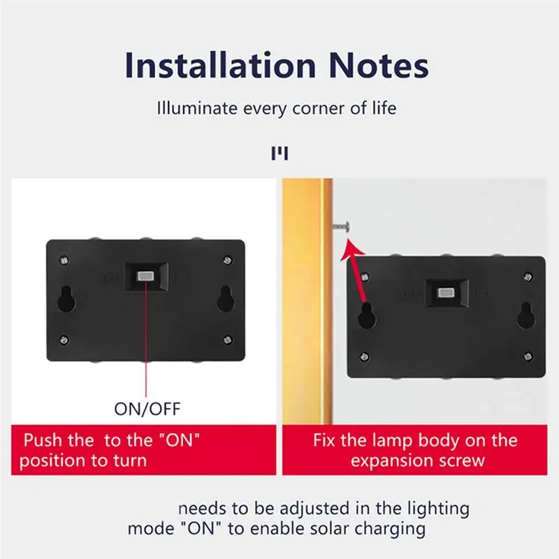 [B17B!】 2Pcs Solar Wall Lights Outdoor Waterproof LED Solar Lamp For Garden Balcony Yard Street Decor Lamps Durable Easy To Use