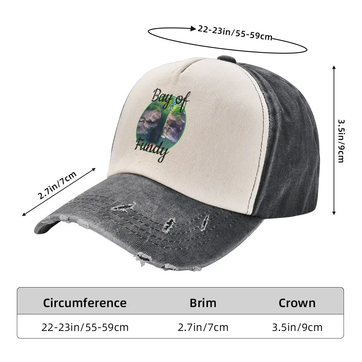 Bay of Fundy Baseball Cap Rugby hiking hat black birthday Women Beach Fashion Men's