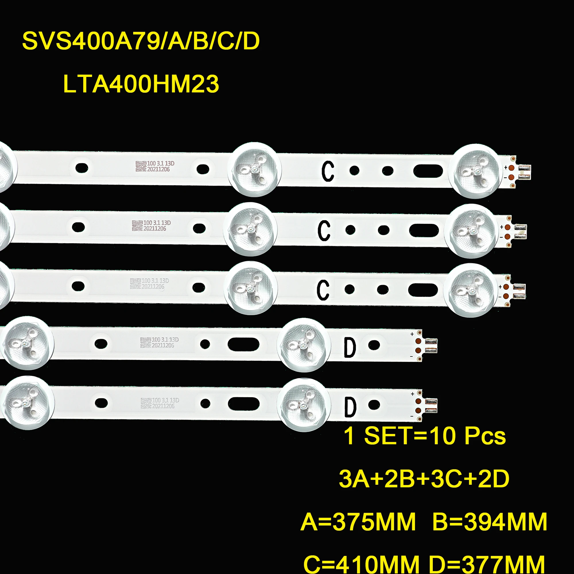 LED 스트립, 40d1333b 40l1333b 40pfl3208t lta400hm23 svs400a73 svs400a79 a b/c d 40VLE5322BG 40VLE5324BG 용