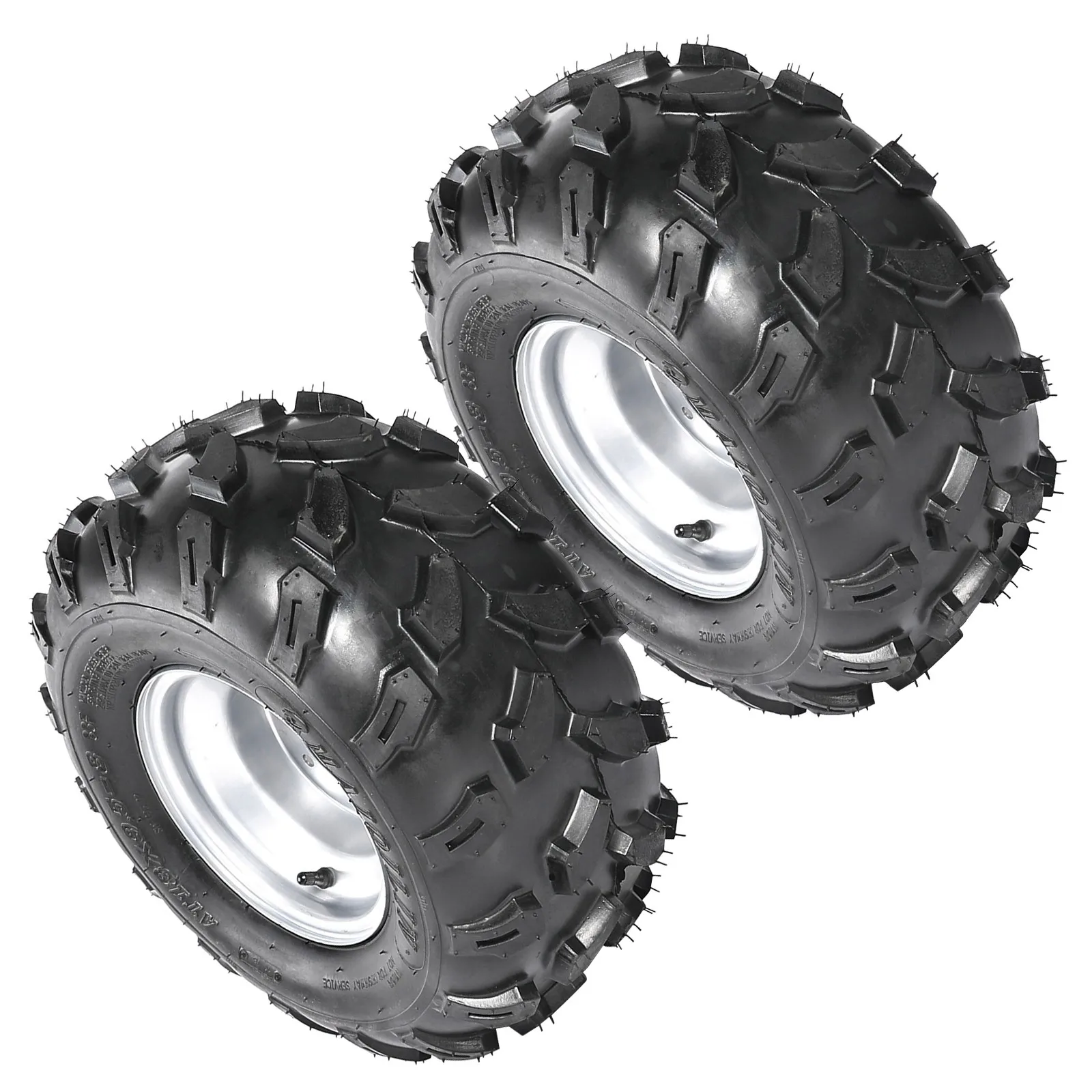 

TDPRO 2 упаковки 18x9,5-8 18x9,5x8 задняя шина + колеса + оправа для картинга ATV Quad Golf Dune Kosiarka Taotao UTV 150cc 200cc