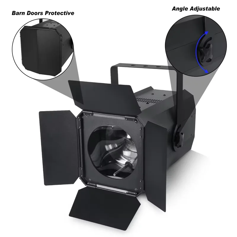 200W Zoom Warm White & Cool White COB LED Focusing Spot light wedding club party Concert DMX LED Wash Stage light event show