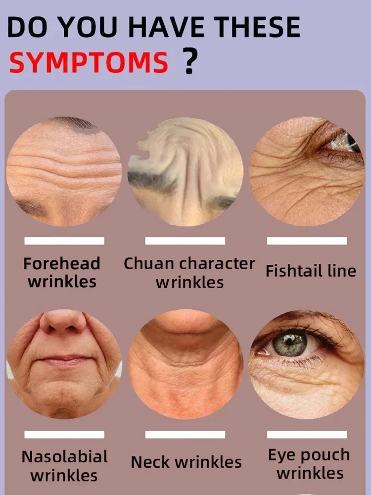 Facial Anti-Wrinkle Serum Fade Fine Lines Anti-Aging Whitening Moisturizing Remove Freckles Brighten Facial Skin Care