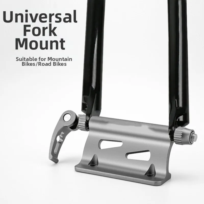 

Portable Bicycle Fork Mount Bracket - Quick Release Holder For Mountain Bikes Bike Fork Fixed Accessory High Quality