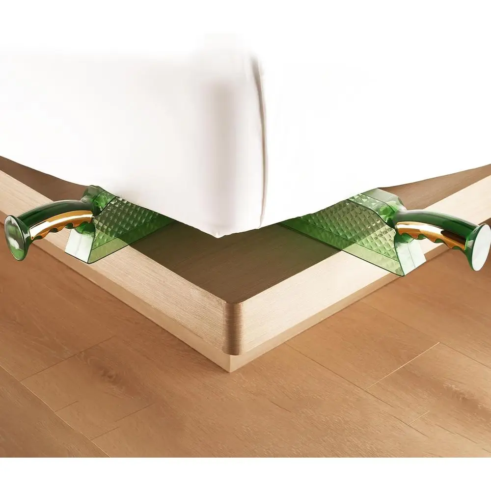 

Liter Wedge and Bed Maker Tool for Changing Sheets - Easy Mattress Riser or Bed Lift - Alleviating Back Pain (2 Pieces)