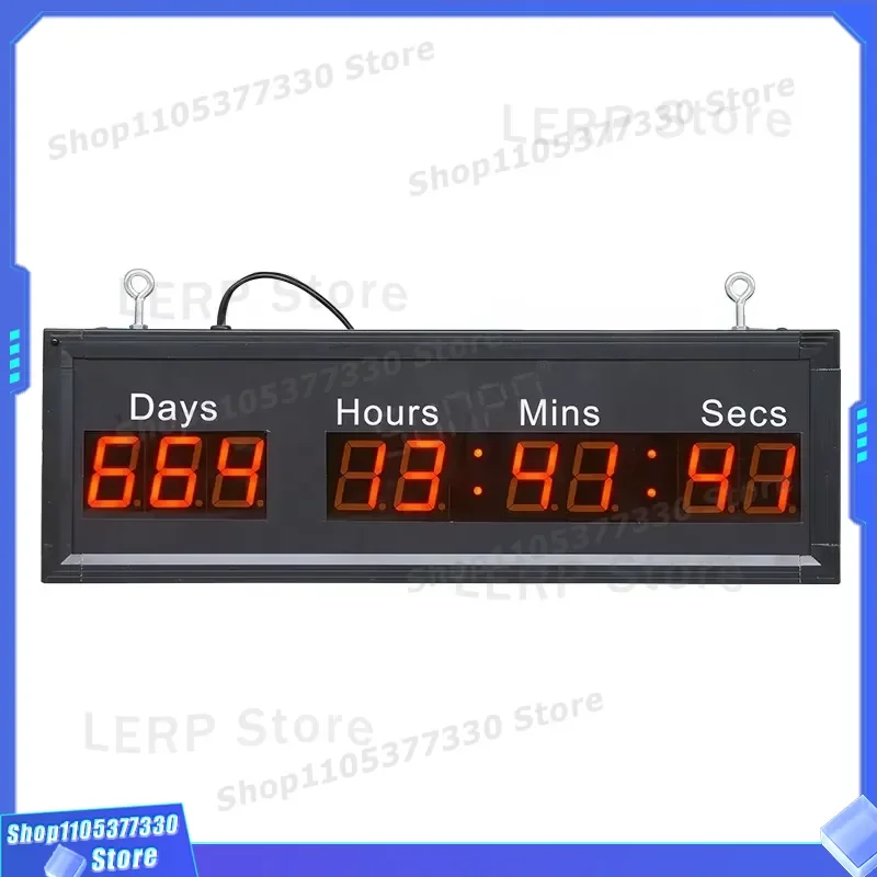 Customizable 999 Day Countdown Timer LED Digital Clock for Indoor Use Home Office Event Planning Decoration Display LED