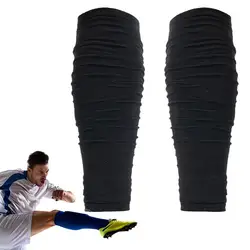 Scrunch-Mangas de fútbol para hombre, calcetines de compresión para pantorrilla, accesorios deportivos para correr, ciclismo, protección de baloncesto, 1 par