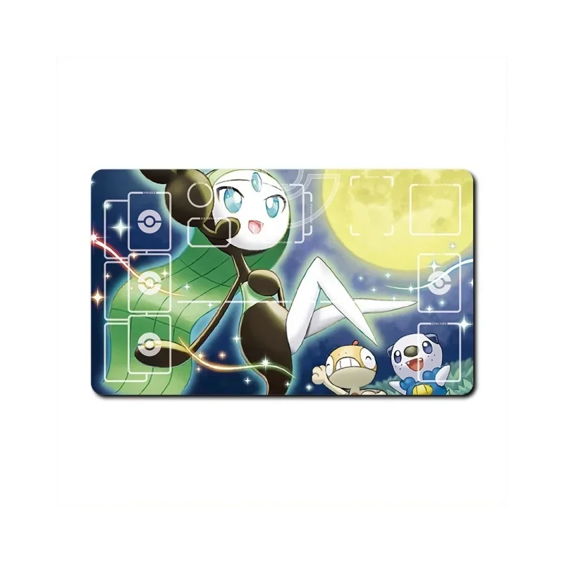 Pokemon Ash Ketchum Rosa Iris Zoroark Classic Series Cards Pad Rubber Collection Card Dueling Mat Gift Greninja Game Characters