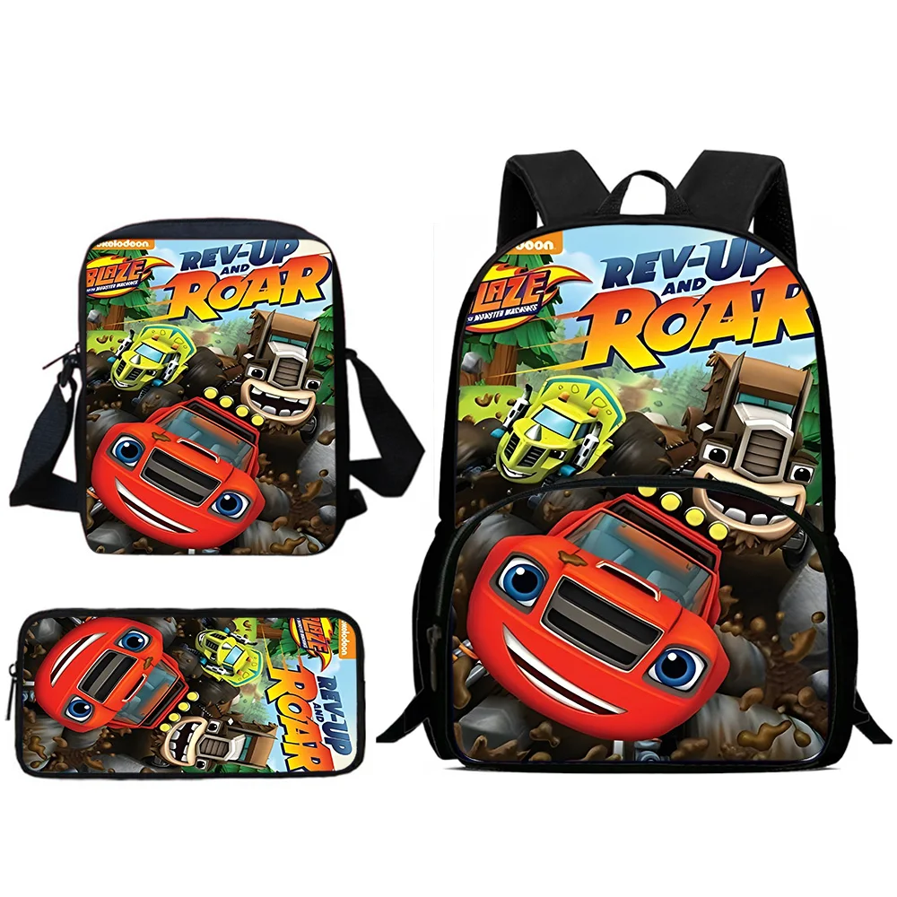 

Детские рюкзаки Blaze and the Monster Machines, сумка через плечо, пенал для школьников, большая вместительная школьная сумка для мальчиков и девочек, лучший подарок