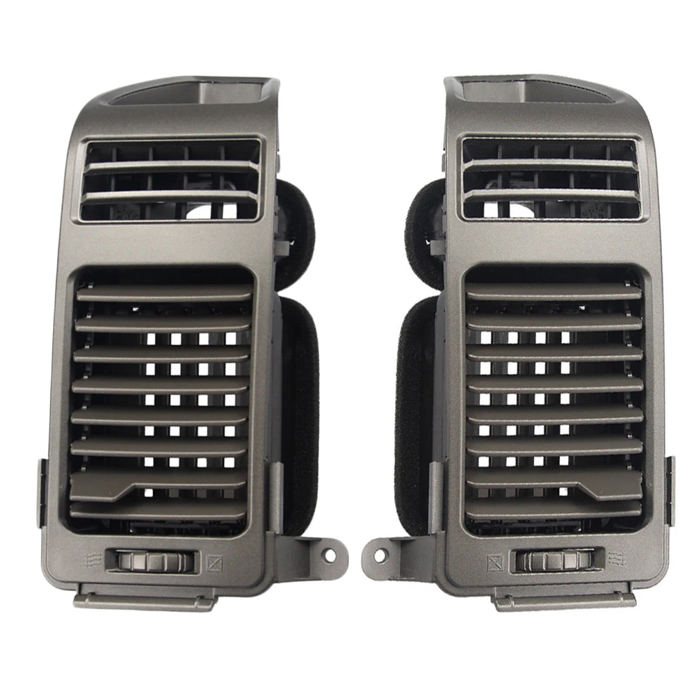 

Pair AC Vent Cover Trim Suitable for Nissan Armada 0506 Pathfinder 684217S000 Direct Replacement Silver Gray Color