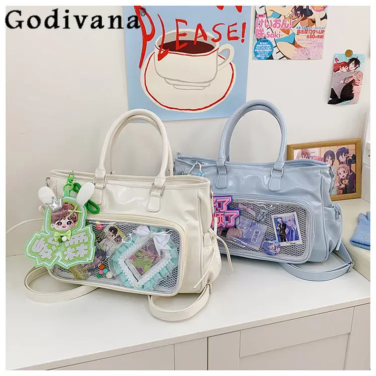 

Two-dimensional Japanese Original Lolita Pain Bag Large-capacity Daily Commuting Leisure Versatile Oblique Span Bag