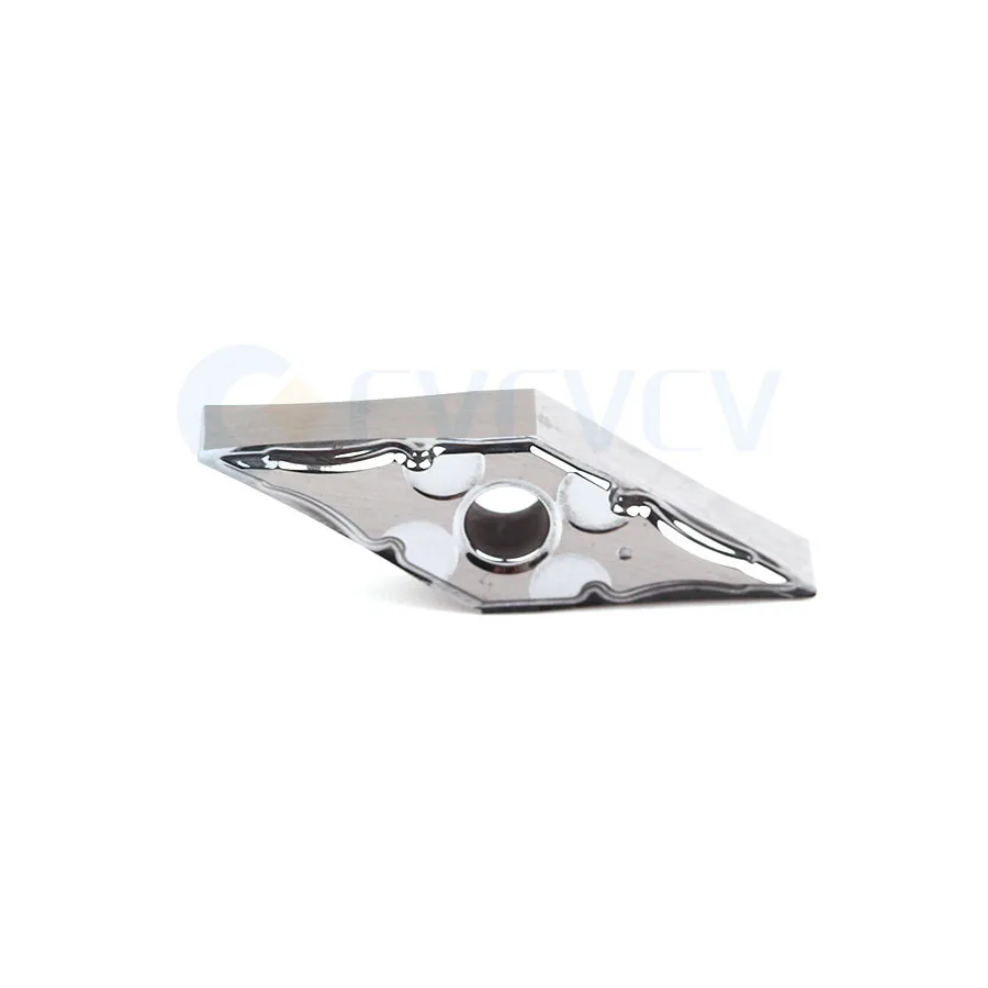Imagem -02 - Cnc Torno Ferramentas Carboneto Lâmina de Torneamento Resistente para Processamento de Alumínio de Alta Qualidade Vnmg160402 160404 160408-ha H01