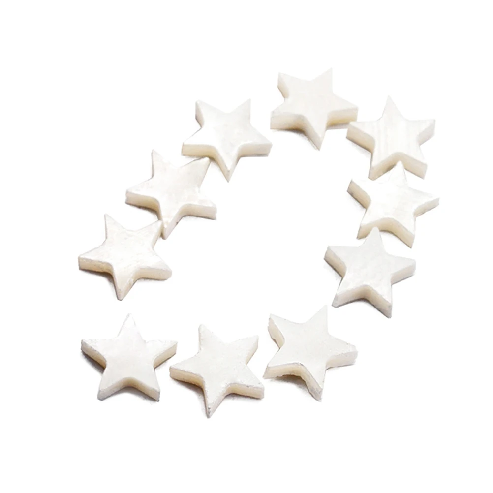 

10 pcs Guitar Fretboard Inlays Seashell Material Durable Color Size Portable Suitable Any Type Fret Markers