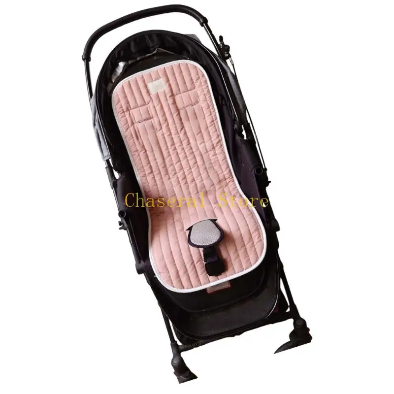 E7CE Organic Cotton Pram Insert Pram Pad for Newborns Providing Gentle Support & Moisture Wicking