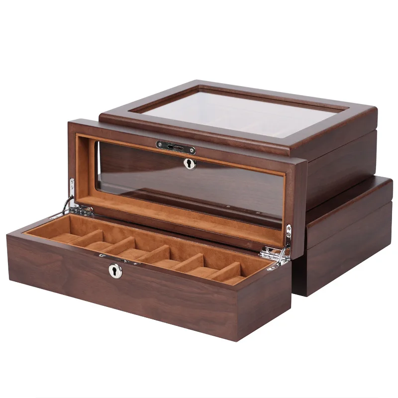 

6/10/12 сеток, черное дерево, краска, коробка для хранения часов, коробка для сбора часов из орехового дерева, коробка для демонстрации браслетов, дисплей