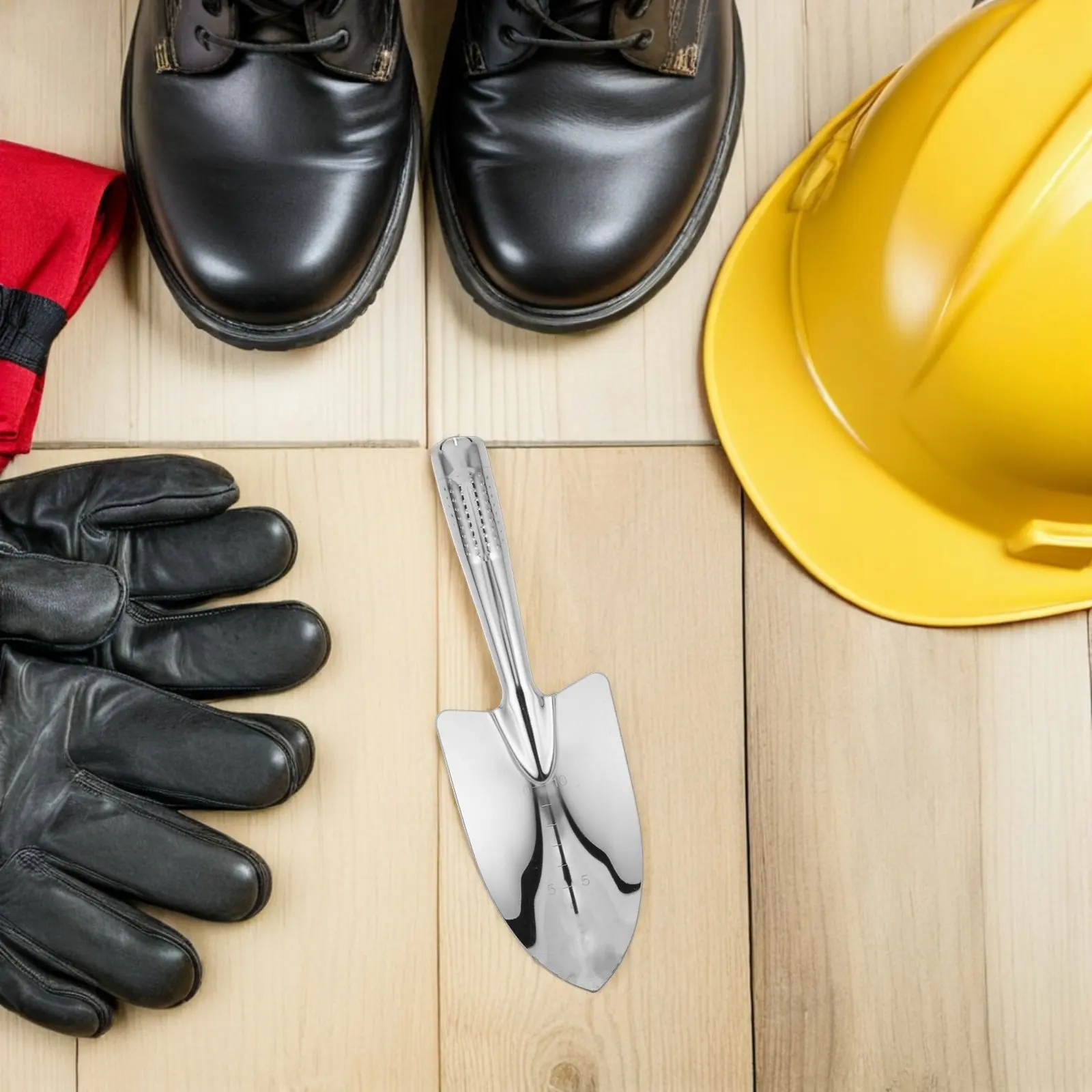 

Садовый совок из нержавеющей стали, маленькая портативная лопатка для посадки цветов, пересадки растений, перемешивания почвы, для использования на улице