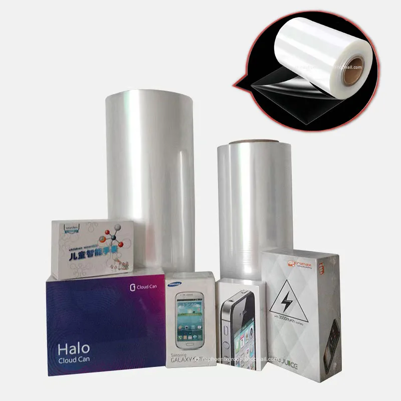 Shrink Wrap Manufacturers Polyolefin Plastic Shrink POF Film Centerfold For Auto Packing Machine Cylindrical Films Shoe Gift Box