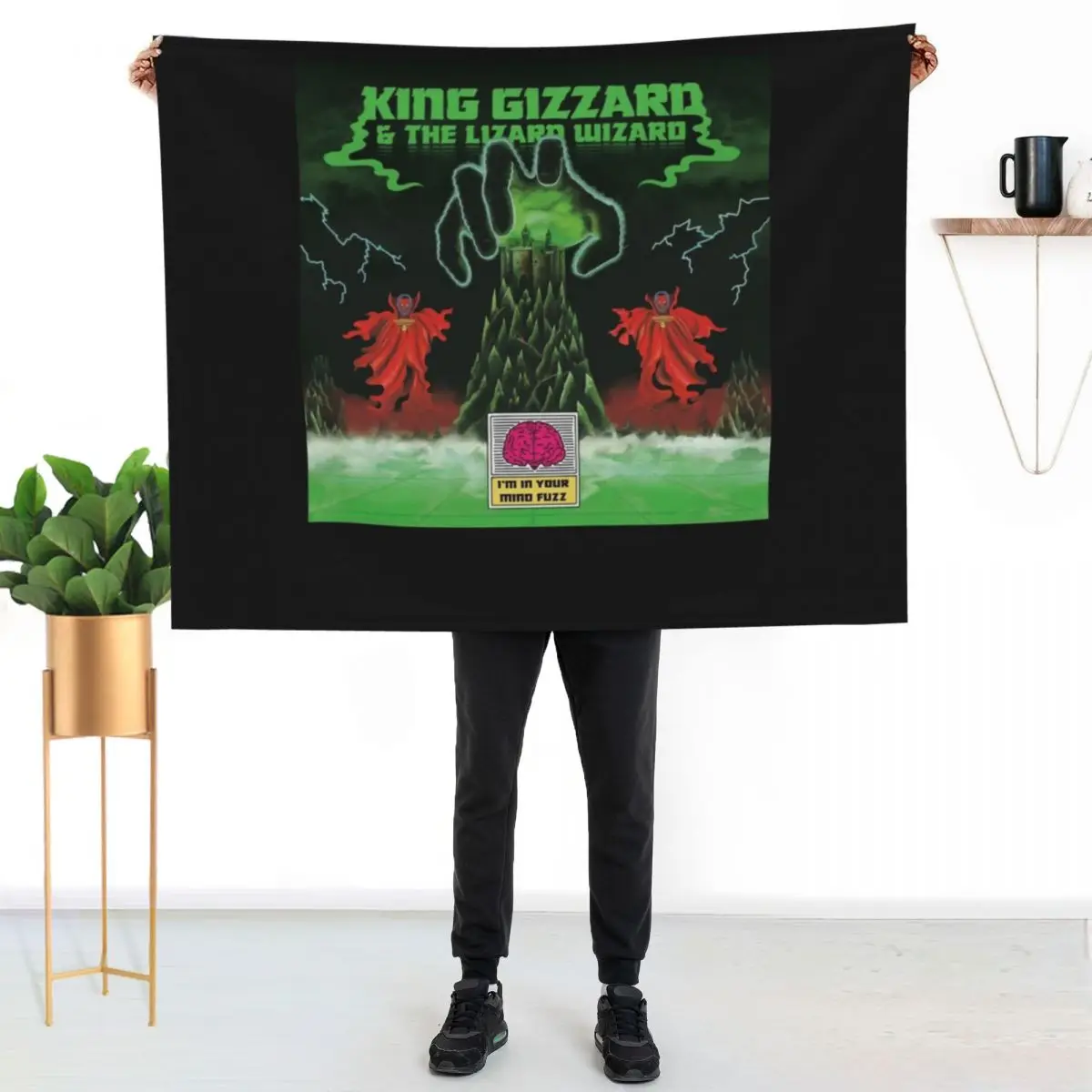 King Gizzard & the Lizard Wizard - I&x27;m in Your Mind Fuzz Classic T-Shirt Throw Blanket