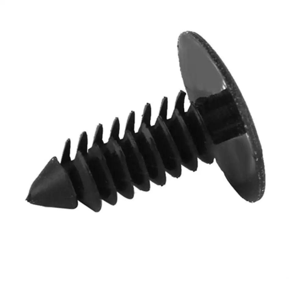 50x Black Nylon Tree Type Push Rivet Car Retainer Clips For Car Canopy Securing Зажим Крепления