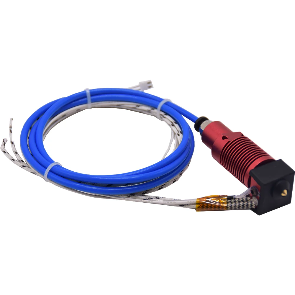 

ELVES 12/24 В 50 Вт Новый экструдер CR10S PRO Hotend Kit Алюминиевый блок с нагревателем и термистором для 3D-принтера Ender3 CR10S Pro Часть