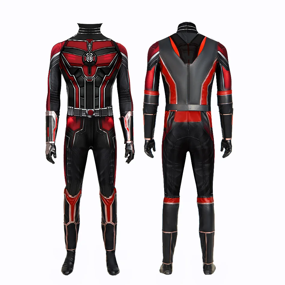 2023 Ant Man 3เสื้อคอสเพลย์เด็กผู้ใหญ่อัพเกรดหน้ากาก Superhero ชุด Jumpsuit วันเกิด Party แฟนซีชุดเครื่องแต่งกายวันฮาโลวีน