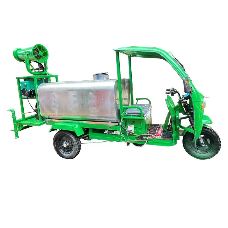 Electric Trike Sanitation Car Wash Tricycle 1500W Power Marble Floor Cleaning Truck and Car Sweeper Cargo Passenger Use