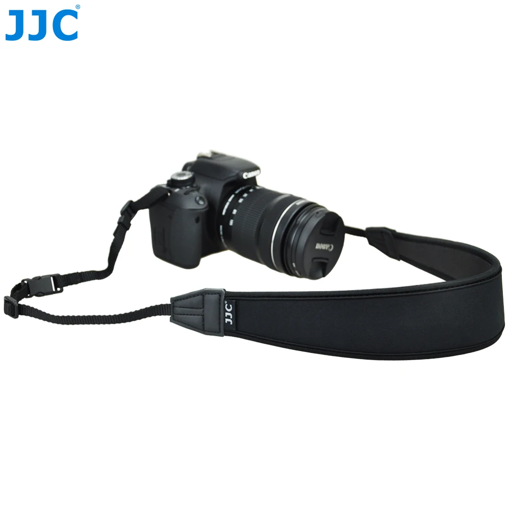 JJC Neoprene Soft Neck Strap Sholder Strap Sling Belt for Canon Nikon Sony Fuji Fujifilm Olympus DSLR Cameras Accessories