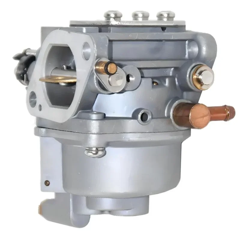 Four-stroke outboard carburetor, electric start